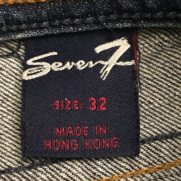 7 FOR ALL MANKIND Premium Denim Jeans  Size 32 - Picture 12 of 13